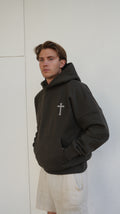 Brown hoodie