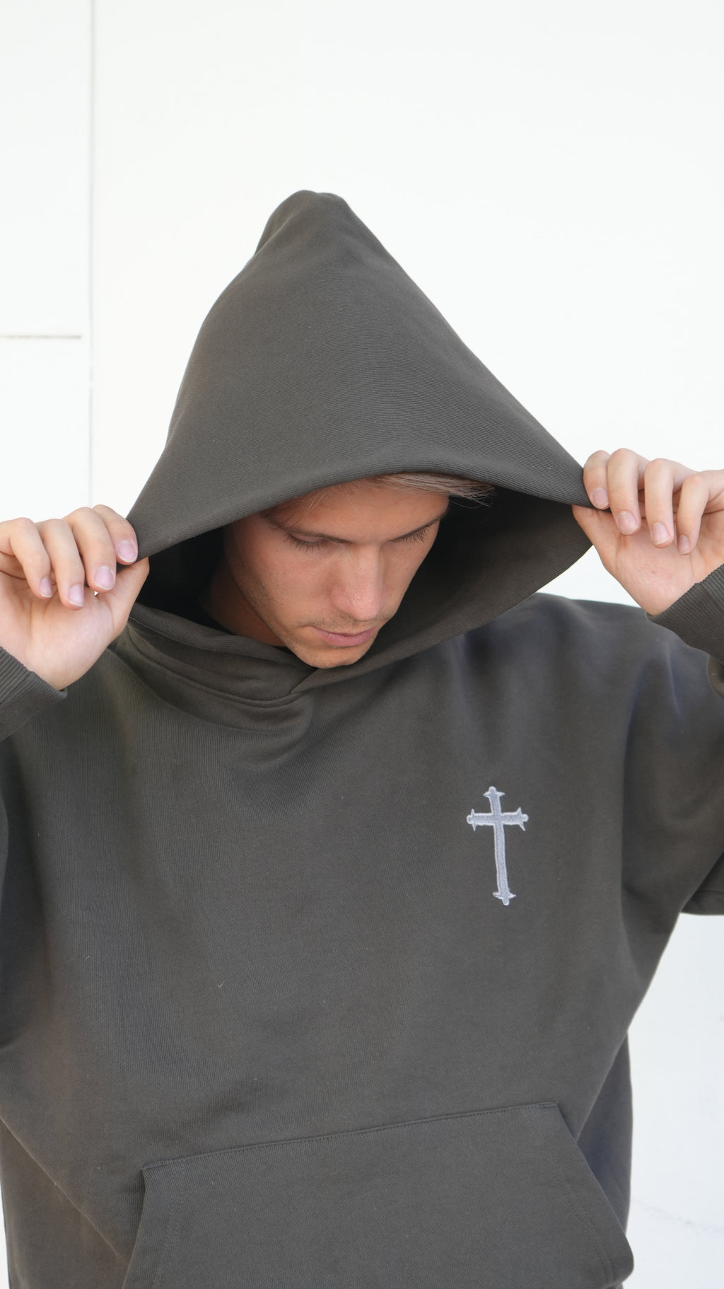 Brown hoodie